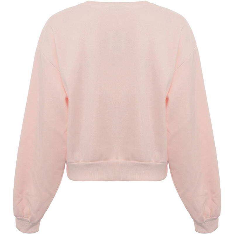 Puma Women's Pink Classics Bell Sleeve Sweatshirt