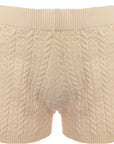 Womens Loungeable Cable Knit Short in Cream