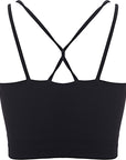 Tala Womens Solasta Medium Support Strappy Spor in Black