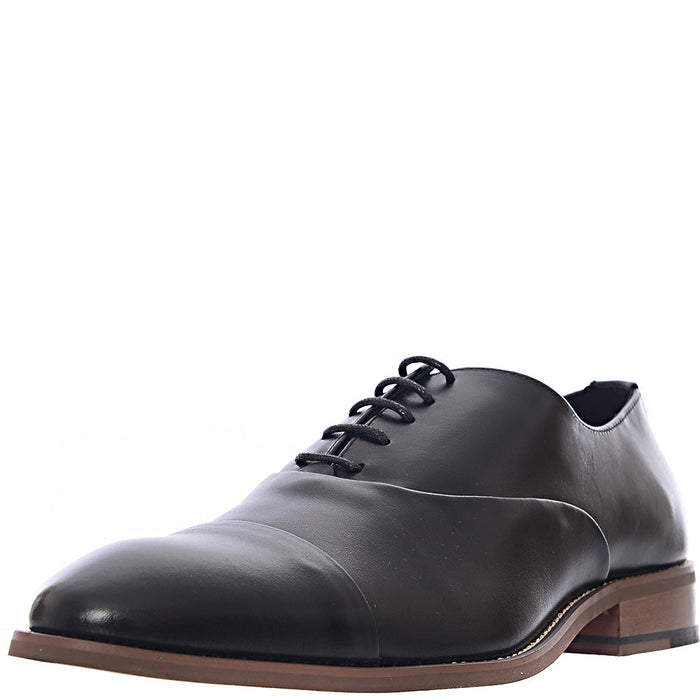 Gianni Feraud Mens Lace Up Derbyshire Shoes in Black