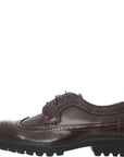 Devil’s Advocate Mens Brown Chunky Brogue Loafers