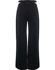 Bershka Wide Leg Cutout Detail Trouser