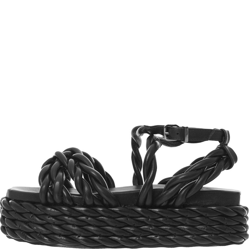 ASRA Prince Women's Chunky Twisted Flatform Sandals