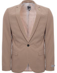 Twisted Tailor Mens Suit Jacket With Wool Mix In Stone