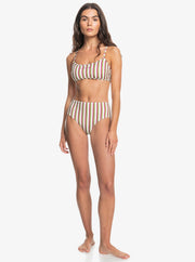 Quiksilver Womens The New Geo Bikini Bottoms In Green