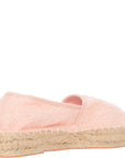 South Beach Women's Peach Towelling Espadrilles