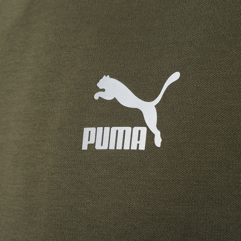 Puma Men's Forest Green Classics Tech Sweatshirt