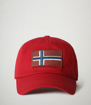 Mens Napapijri Fontan Cap In Red