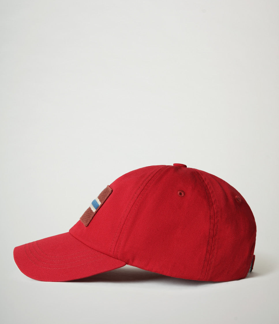 Mens Napapijri Fontan Cap In Red