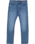 BOSS Mens Mid Wash Delaware Slim Fit Jeans