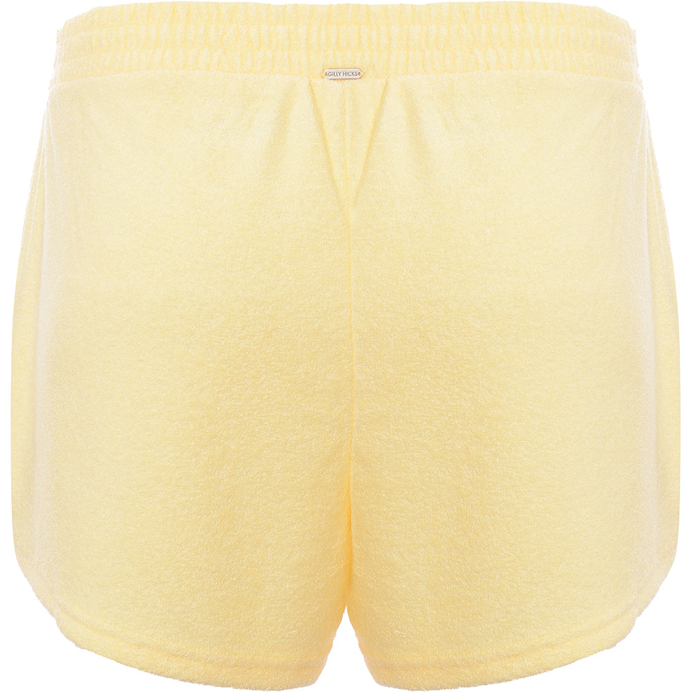 Gilly Hicks Womens Terry Short in Yellow