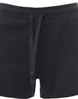 Womens Champion Ribbed Shorts in Black