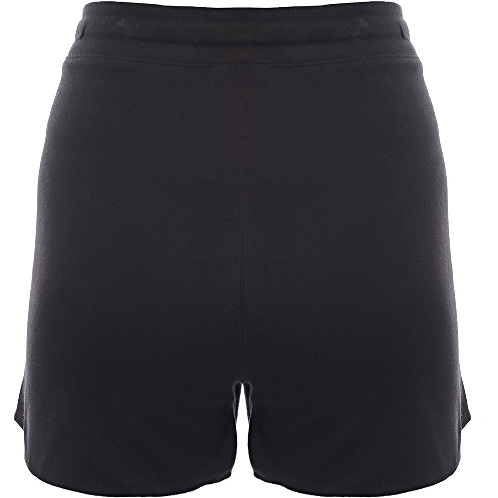 Womens Champion Ribbed Shorts in Black