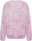 Champion Women's Pink Tie Dye Sweat