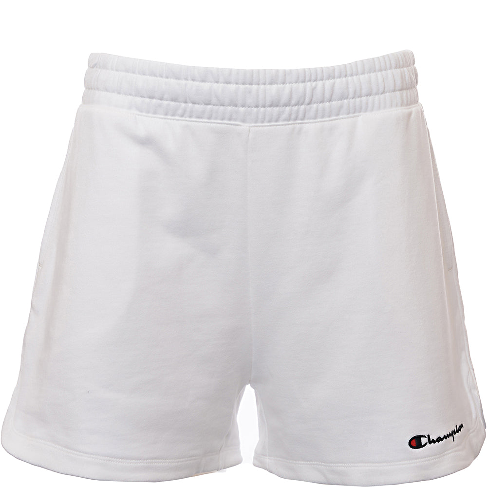 Womens Champion High Waisted Shorts in White