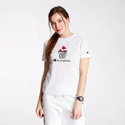 Champion Womens Graphic T-Shirt In White