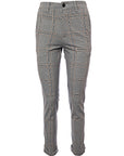 Jack & Jones Men's Grey Intelligence Check Trousers