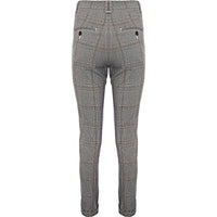 Jack & Jones Men's Grey Intelligence Check Trousers