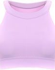 Onzie Women's Lilac High Support Ribbed Yoga Crop Top