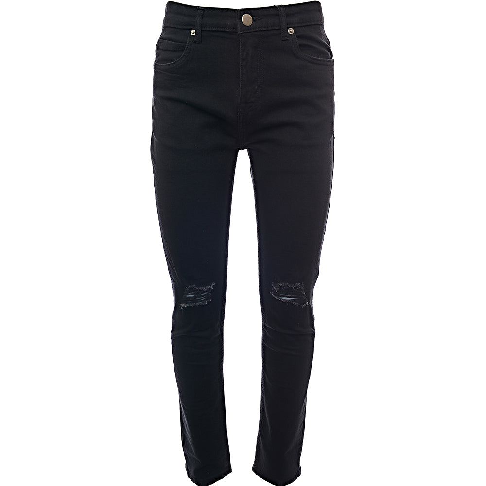 Another influence Mens Ripped Skinny Jeans in Black