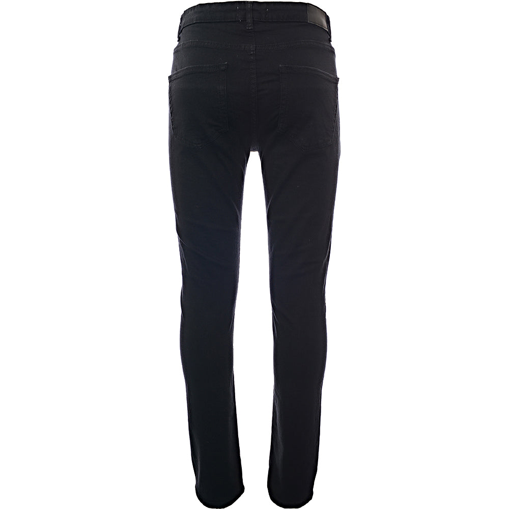 Another influence Mens Ripped Skinny Jeans in Black