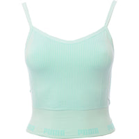 Puma Women's Blue Training Evoknit Seamless Sports Bra