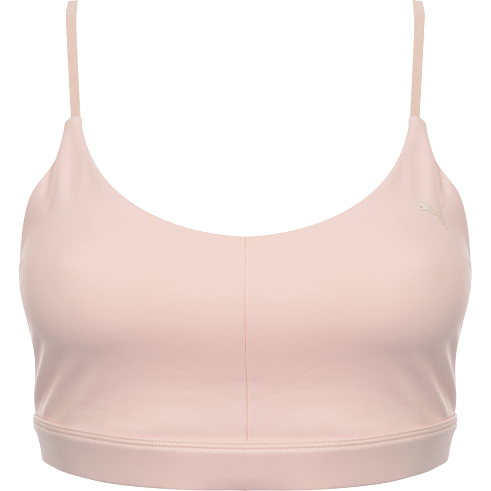 Puma Women's Pink Training Low Support Strappy Seamless Sports Bra