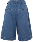 Vero Moda High Waisted City Shorts in Blue