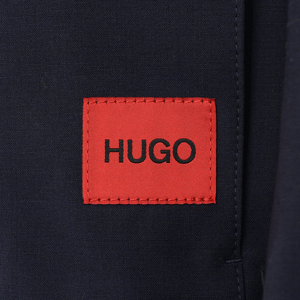 HUGO Men's Urox Zip Through Ribbed Trim Jacket