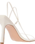 Public Desire Wide Fit Womens Rayelle Heeled Sandals in White