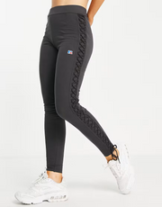 Womens Russell Athletic Tie Side Legging in Black