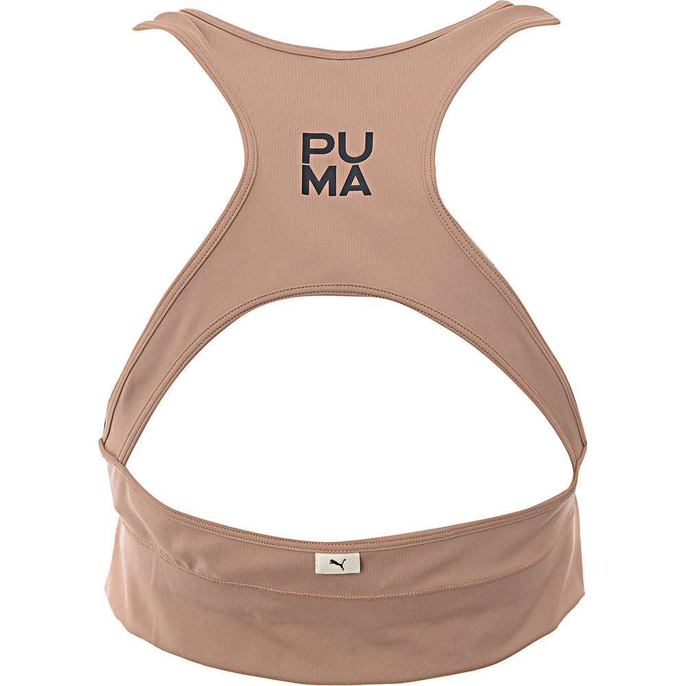 Puma Womens infuse Crop Top in Brown in Brown