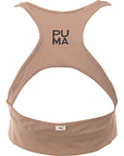 Puma Womens infuse Crop Top in Brown in Brown