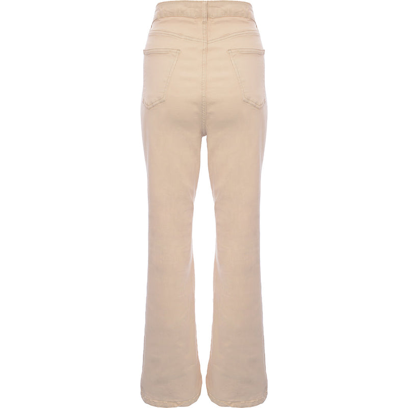 I Saw It First Women's Washed Stone Flare Jeans