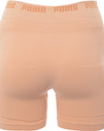 Puma Womens Training Evoknit Seamless 5 inch Shorts in Beige