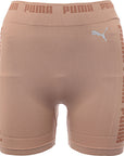 Puma Womens Training Evoknit Seamless 5 inch Shorts in Brown