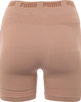 Puma Womens Training Evoknit Seamless 5 inch Shorts in Brown