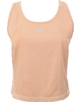 Puma Womens Training Evoknit Cropped Seamless V in Beige