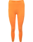 Puma Women's Orange Training Evoknit Seamless Leggings