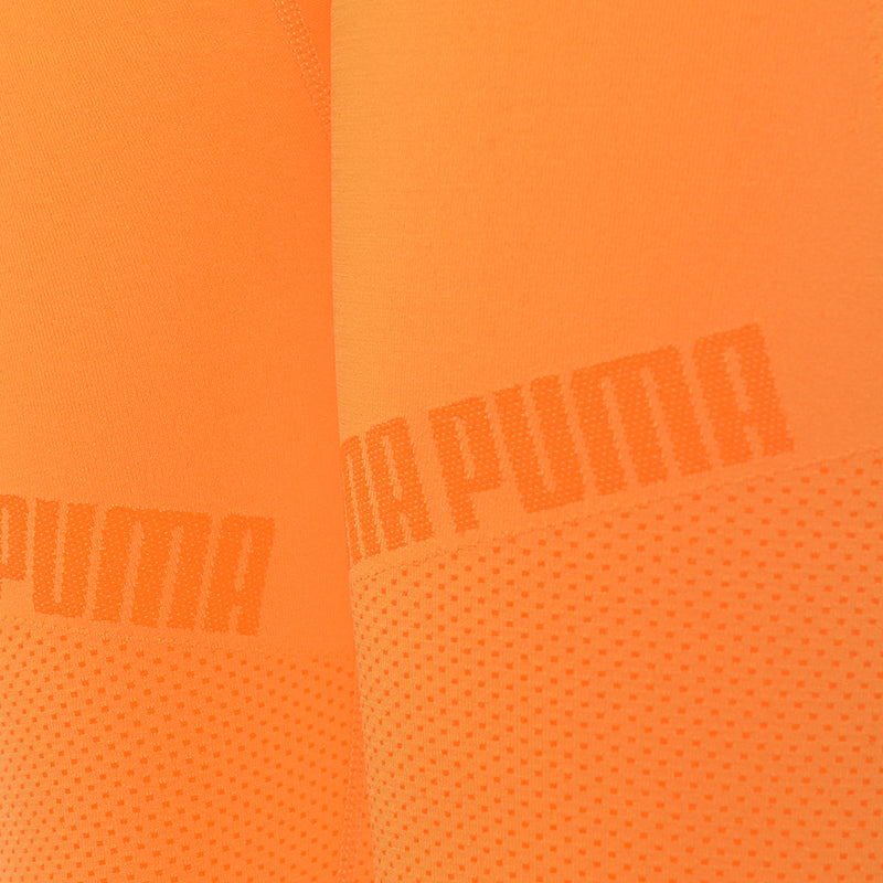 Puma Women's Orange Training Evoknit Seamless Leggings