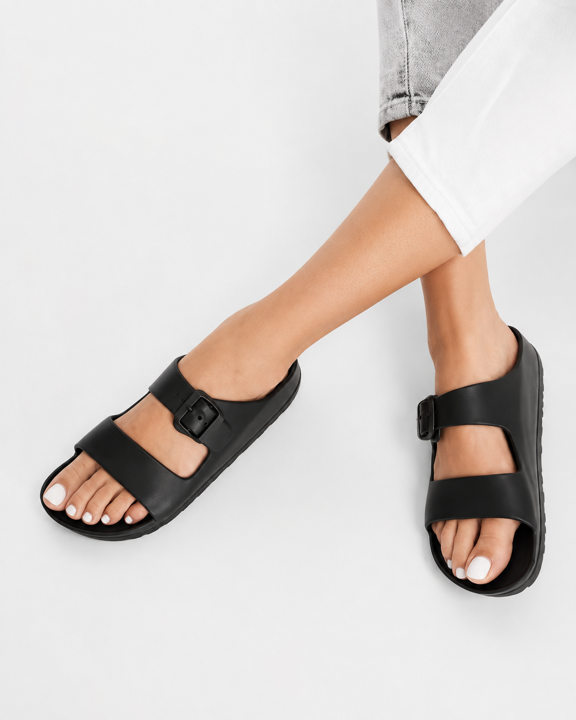 Schuh Womens Tina Slide Sandals In Black