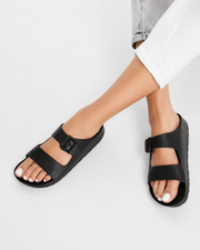 Schuh Womens Tina Slide Sandals In Black
