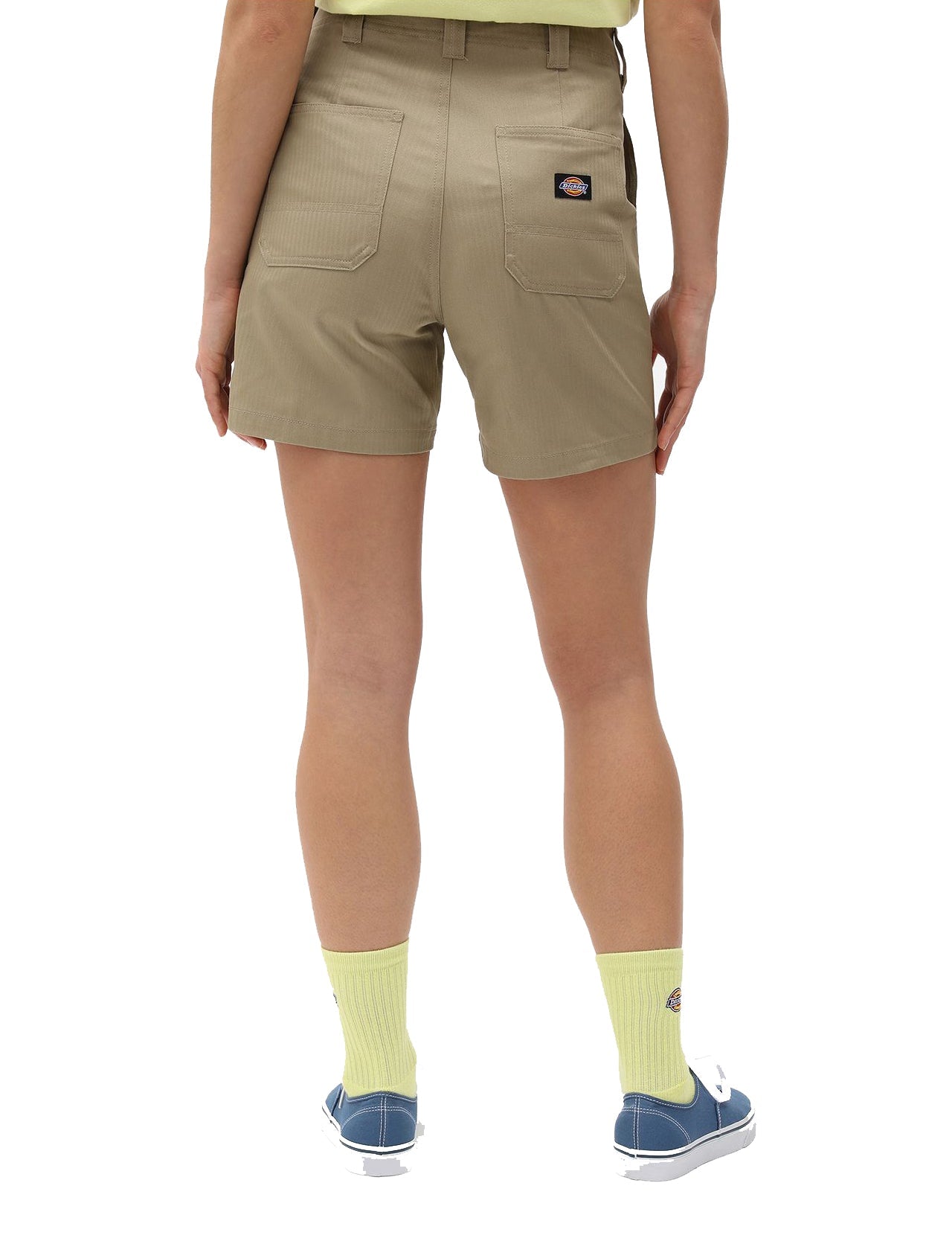 Dickies Womens Chokio Shorts in Khaki