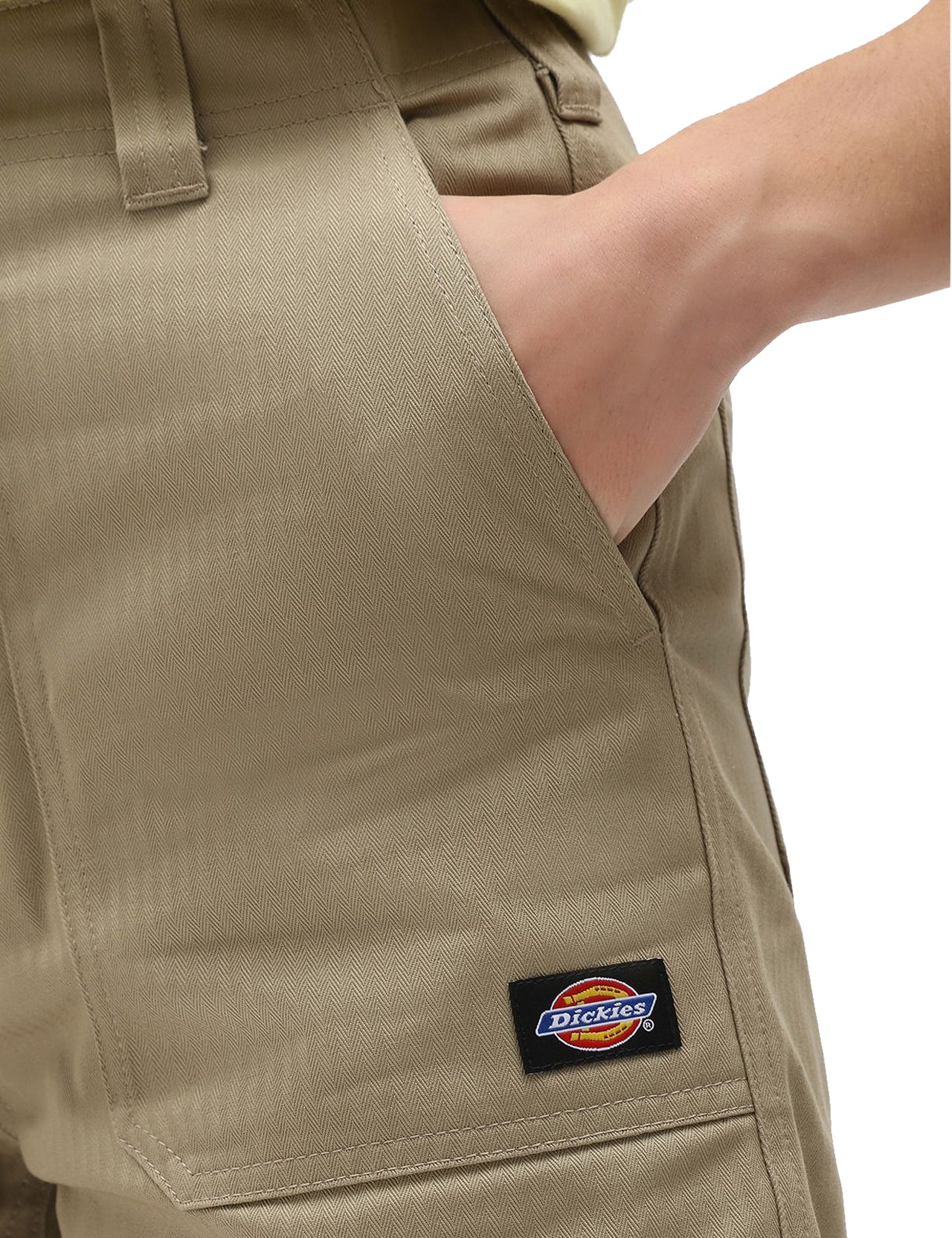 Dickies Womens Chokio Shorts in Khaki