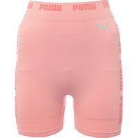 Puma Women's Soft Pink Training Evoknit Seamless 5 Inch Shorts