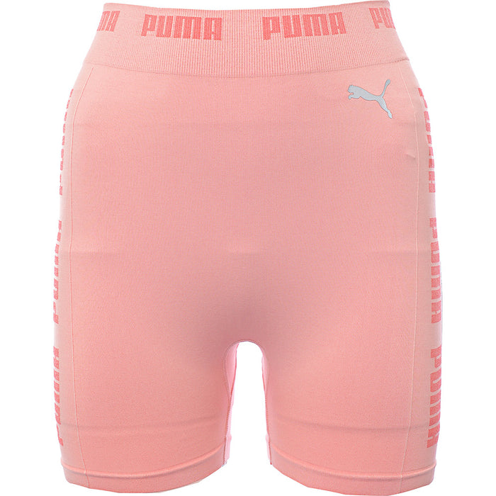 Puma Women's Soft Pink Training Evoknit Seamless 5 Inch Shorts