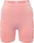 Puma Women's Soft Pink Training Evoknit Seamless 5 Inch Shorts