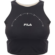 Fila Womens Digit Chest Logo Bralette in Black