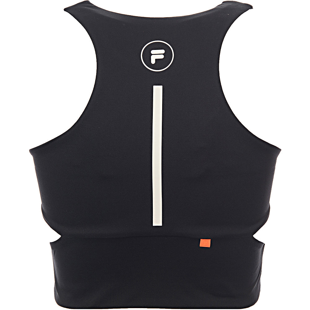 Fila Womens Digit Chest Logo Bralette in Black