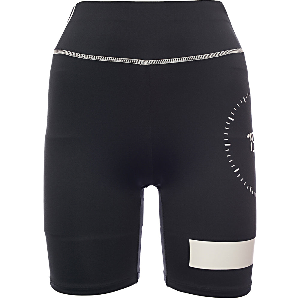 Fila Women's Black Digit Legging Shorts